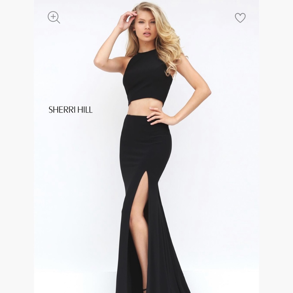 Black Two Piece Sherri Hill Dress